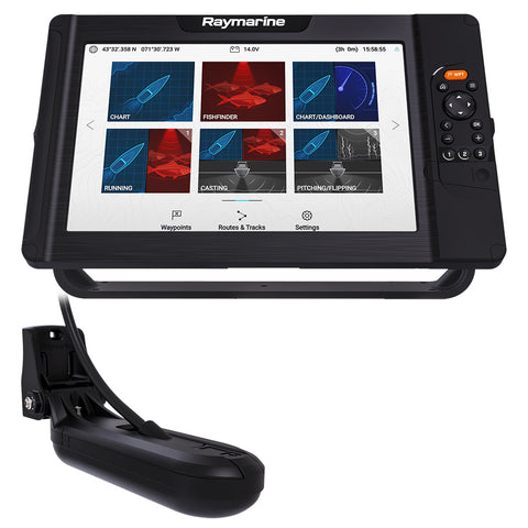 Raymarine Element 12 HV Combo w/HV-100 Transom Mount Transducer  Lighthouse North America Chart