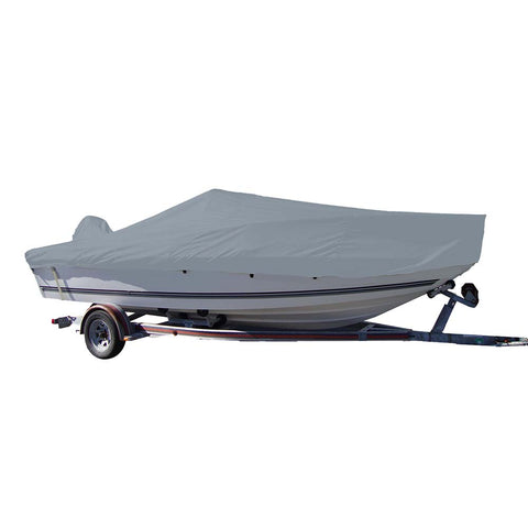 Carver Sun-DURA Styled-to-Fit Boat Cover f/25.5 V-Hull Center Console Fishing Boat - Grey