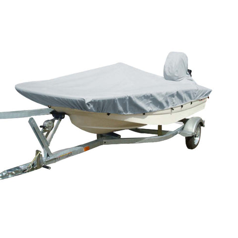 Carver Sun-DURA Styled-to-Fit Boat Cover f/15.5 Whaler Style Boats with Side Rails Only - Grey