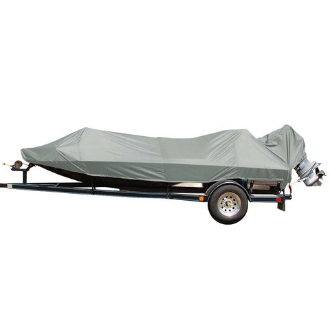 Carver Poly-Flex II Styled-to-Fit Boat Cover f/14.5 Jon Style Bass Boats - Grey