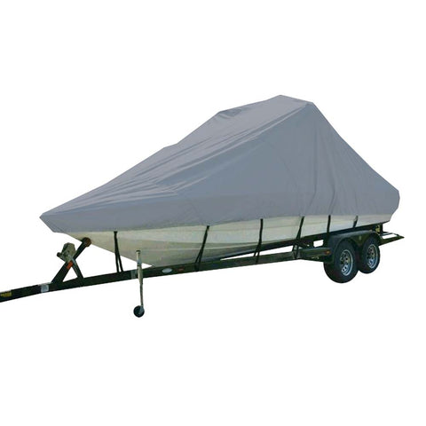 Carver Sun-DURA Specialty Boat Cover f/19.5 Inboard Tournament Ski Boats w/Tower  Swim Platform - Grey